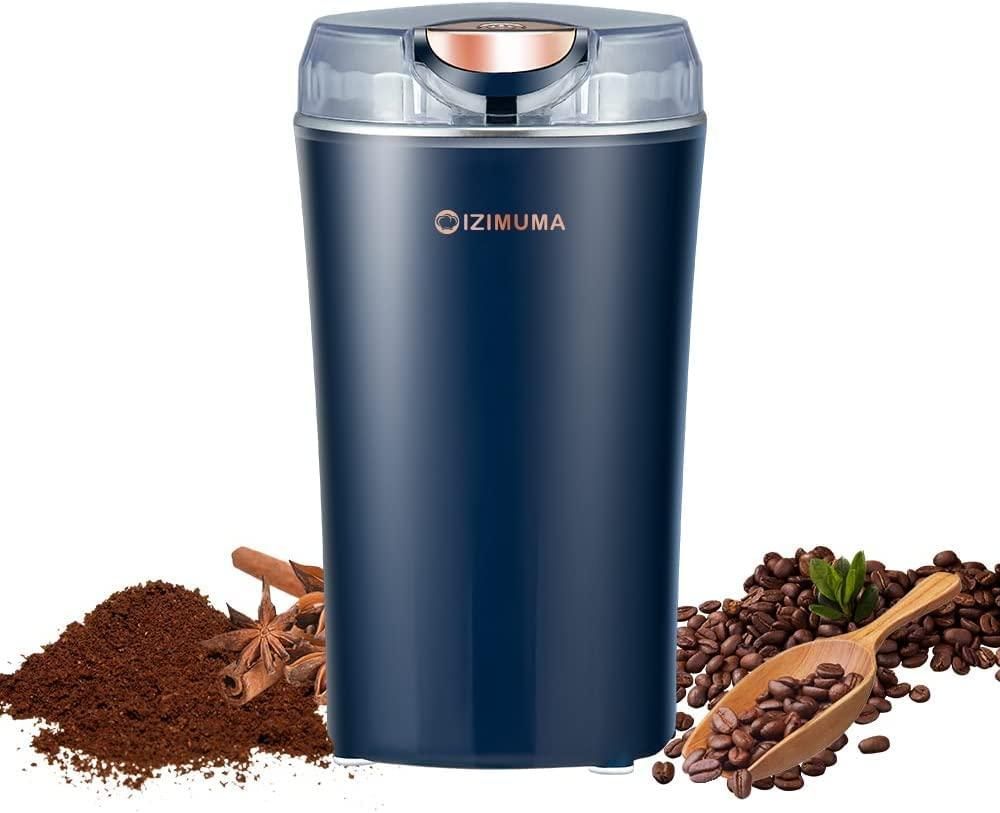 Electric Coffee Grinder – Portable Stainless Steel Coffee & Spice Grinder for Fresh Beans and Herbs - Buygood