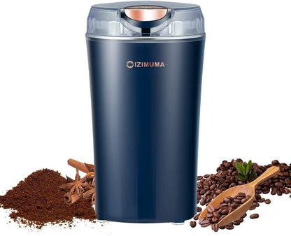 Electric Coffee Grinder – Portable Stainless Steel Coffee & Spice Grinder for Fresh Beans and Herbs - Buygood