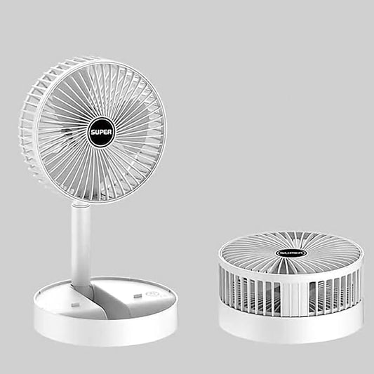 Portable Rechargeable Mini Table Fan – 180° Adjustable USB Cooling Fan (3 Speed) - Buygood
